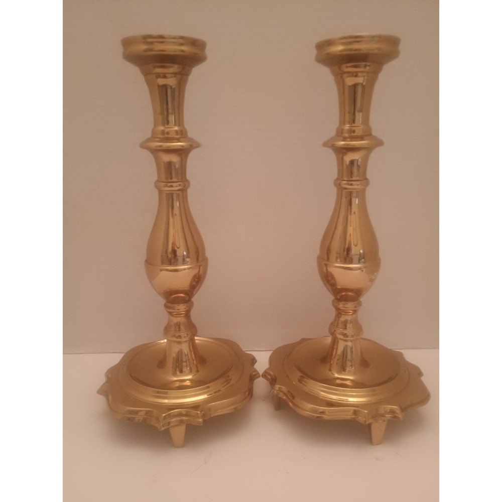 Harrin Footed Heavy Candlesticks